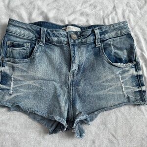 RSQ mid rise denim shorts